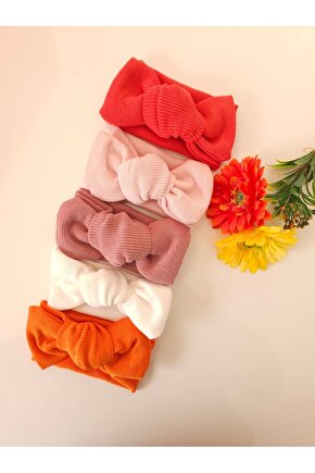 Kız Bebek & Çocuk Kaşkorse 5Li Bandana Set