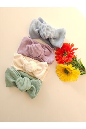 Kız Bebek & Çocuk Kaşkorse 4Lü Bandana Set