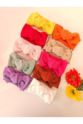 Kız Bebek & Çocuk Kaşkorse 10Lu Bandana Set