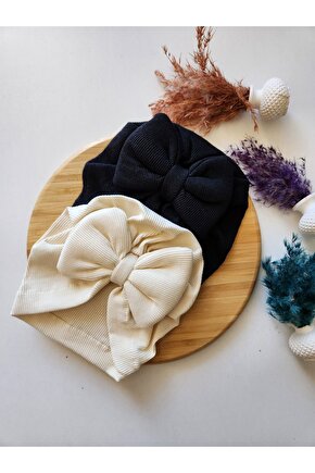 Kız Bebek & Çocuk Renkli Bone 2Li Set