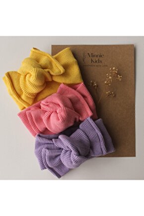 Kız Bebekçocuk Ribana Bandana Seti(spl)