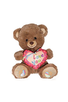 PJH2324  Peluş Kalpli Ayı Love You 30 cm -Vardem