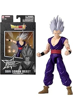 16 Cm Dragon Ball Son Gohan Beast Poz Verilebilir Figür, Dragon Stars Serisi