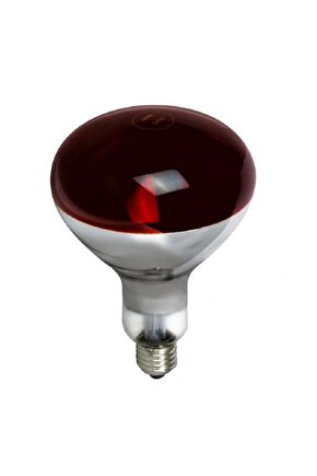 250w Isı Ampulü R125 220v Kırmızı Cam