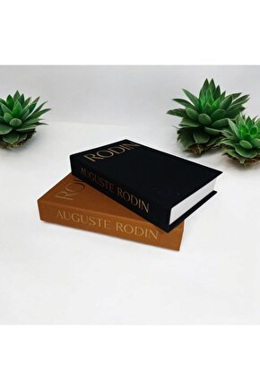 Kumaş Kaplı 2’li Dekoratif Kitap Kutu Set