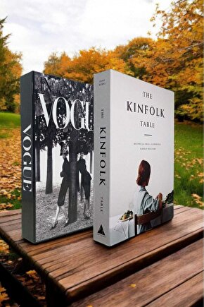 Dekoratif Kitap Görünümlü Kutu 2li Set Decorative Book Looking Box