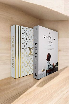 Dekoratif Kitap Görünümlü Kutu 2li Set Decorative Book Looking Box