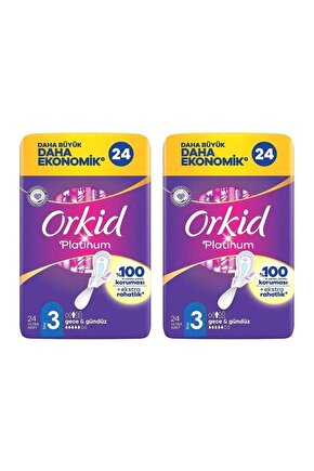 Platinum 3boy Gece & Gündüz 24lü X 2 Adet Paketi 48li