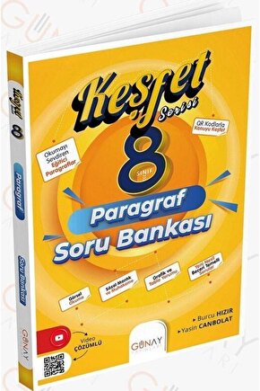 8. Sınıf Keşfet Paragraf Soru Bankası