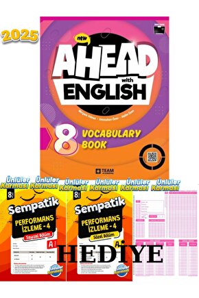 Ahead with English 8. Sınıf  Vocabulary Book 2024-2025