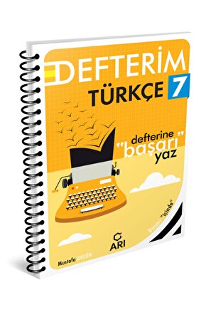 7. Sınıf Türkçe Konu Anlatımlı Defterim Arı Yayın 2025 Güncel