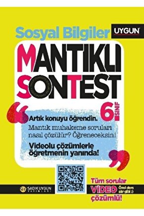 Sadık Uygun Yayınları 6. Sınıf Sosyal Bilgiler Mantıklı Son Test