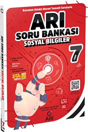 7. Sınıf Sosyal Bilgiler Arı Soru Bankası Grafik Kitabı