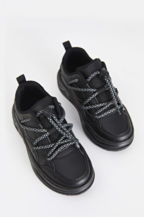 Dublin Hafif Kız Çocuk Siyah Sneaker