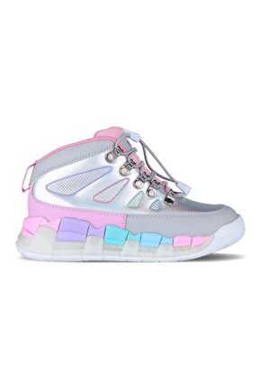 Unisex Ellen Patik Işıklı Phylon Bot - Gri