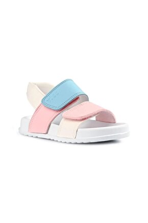 321b23y252 Krixi Sandalet Beyaz-pembe