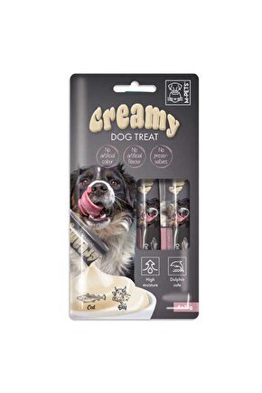 Creamy Morina Balığı Sığır Etli Ek Besin Ve Köpek Ödülü 4x15 gr