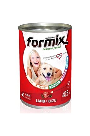 Formix Kuzu Etli Köpek Konservesi 415 Gr