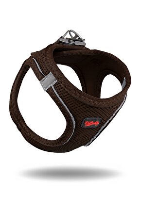 Air-mesh Küçük Ve Orta Irk Kedi Köpek Göğüs Tasması Yumuşak,nefes Alabilir, Dayanıklı Kahverengi