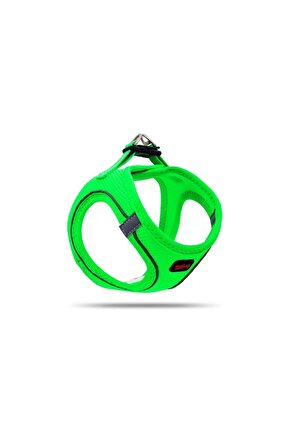 Air-mesh Harness Köpek Göğüs Tasması Neon Yeşil M