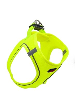 Air-mesh Harness Köpek Göğüs Tasması Neon Yeşil S