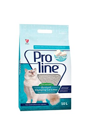 Proline Bentonit Marsilya Sabunu Kokulu Kedi Kumu 10 Lt - 8698995011709