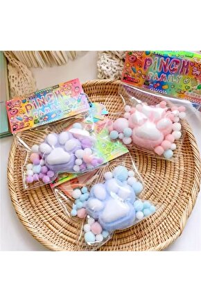Kedi patisi taba sukuşi squishy stres oyuncağı yumuşacık jel oyuncak skuşi