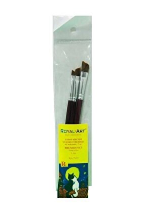 Royal-art Yan Kesik Sentetik Fırça Seti (Ra7690)