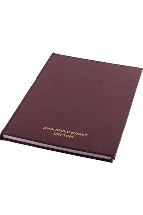 552 Anaokulu Nöbet Defteri Suni Deri 22x32 100 Yaprak