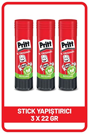 Stick Yapıştırıcı 22 Gr (3 Adet) Pritt