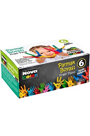 Parmak Boyası 6 Lı 25ml
