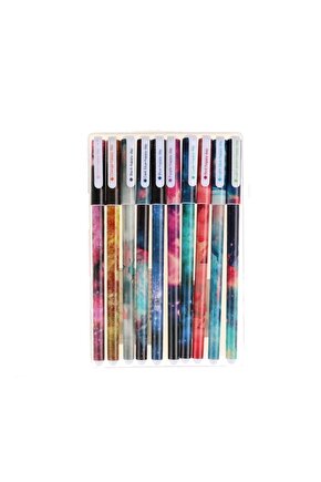 Uzay Görsel Tasarımlı 10 Lu Kalem Set