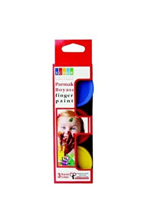 Parmak Boyası Su Bazlı 30 ml 3 Renk Sd821