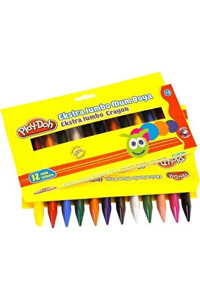 Play-doh Mum Pastel Boya Jumbo Karton Kutu 12 Renk Play-cr011