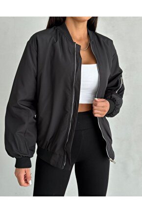 Unisex Bomber Kolej Ceket