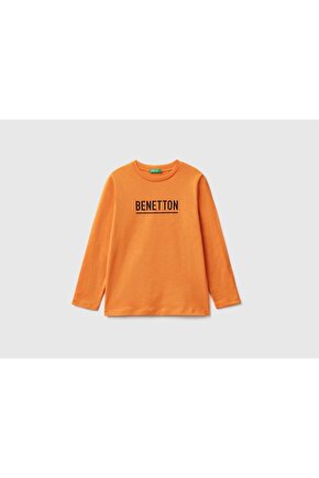 Benetton Su Baskılı T-shirt