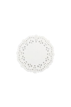 Kağıt Dantel Bardak Altlığı 50 Adet 9 Cm Çay Altı Kahve Tabağı Hediye Paketleme Dekor