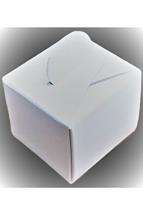 Lokum Kutusu 5,5x4x4 Cm 50 Adet Gümüş