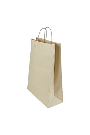 Çanta Kraft 32x40x12cm Burgu Sap 50 Adetli - 50 Adetli Paket