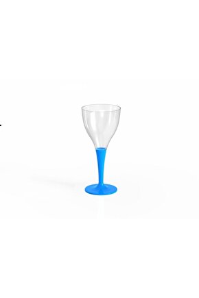 Plastik Mavi Tek Kullanımlık  Parti Kadehi 10 Adet