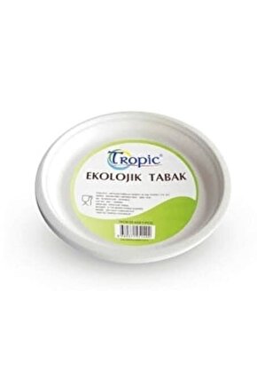 Ekolojik Tabak 22cm 50 Adet