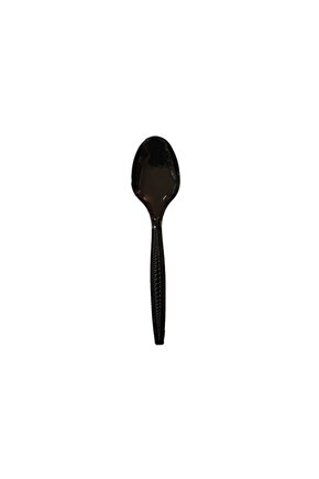 Siyah Lüks Plastik Kaşık ( 50 Adet )