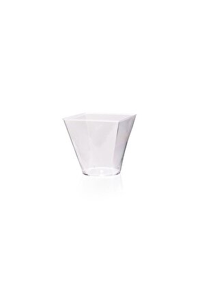 Mini Kare Kap Kase 120 Ml 25 Adet (ps Şeffaf)