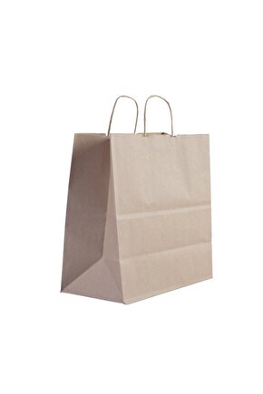 Büküm Saplı Kraft Kağıt Çanta 29x15x29 (25li)
