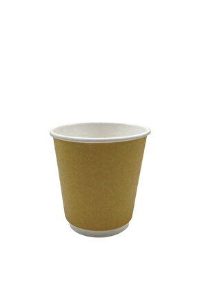 8 Oz Double Wall Kraft Karton Bardak 500lü Koli