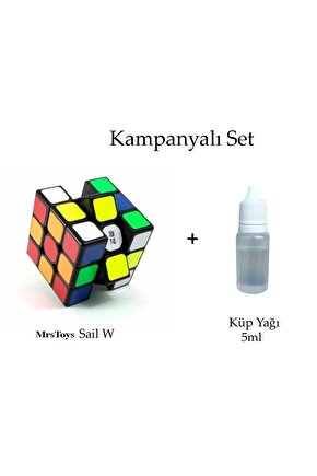 Mrs Küp Rubik Küp 3x3 Sail W Zeka Küpü Sabır Küpü