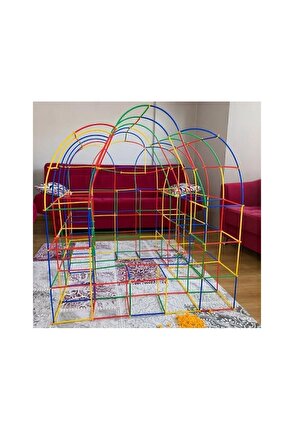 Bambu Çubukları Zeka Hayal Ve Gücü Eğitici 300 Parça