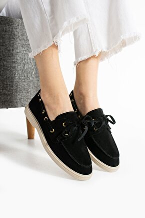 LPM Süet Kadın Loafer Ayakkabı