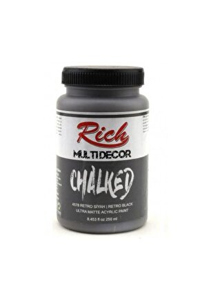 Multi Decor Chalked Akrilik 250ml N:4578 Retro Siyah