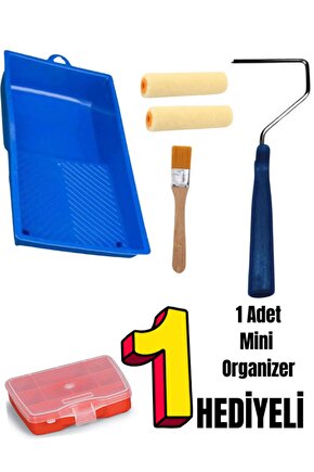 Ekonomik Moher Rulo Boyama Kiti | Mini Organizer Hediyeli